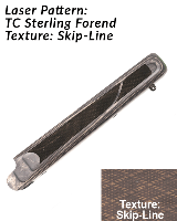 Laser Pattern: TC Sterling Forend - Texture: Skip Line