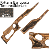 Laser Pattern: Barracuda Ribbon - Texture: Skip Line