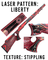 Laser Pattern: Liberty - Texture: Stippling